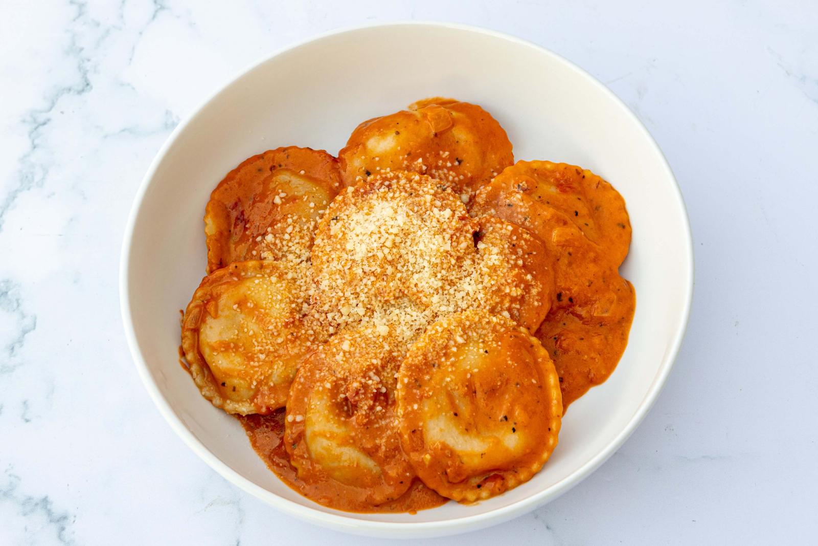 Sweet potato ravioli 