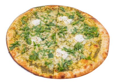 Pesto & Goat cheese pizza 